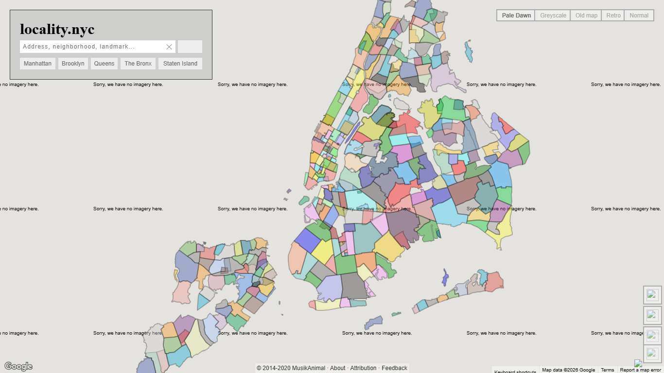 locality.nyc - exploring the neighborhoods of New York City